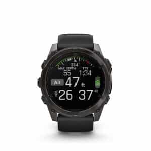 garmin fenix 8 amoled 51 mm schwarz – outdoor & multisport / carbongrau dlc