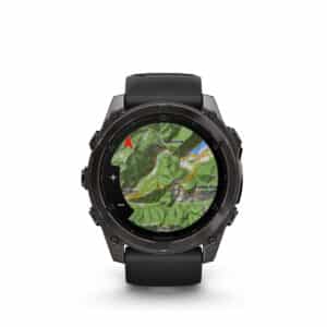 garmin fenix 8 amoled 51 mm schwarz – outdoor & multisport / carbongrau dlc