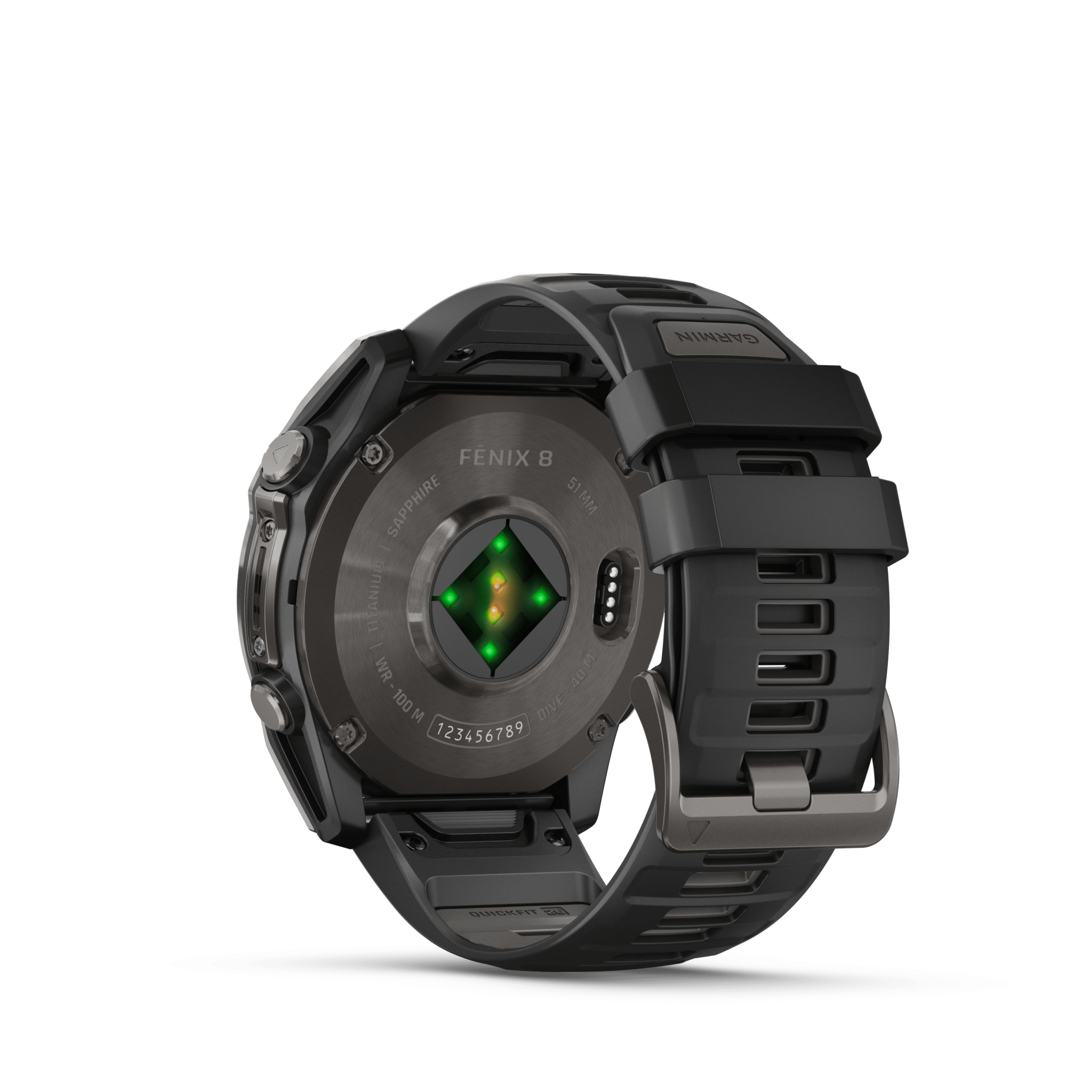 garmin fenix 8 amoled 51 mm schwarz – outdoor & multisport / carbongrau dlc