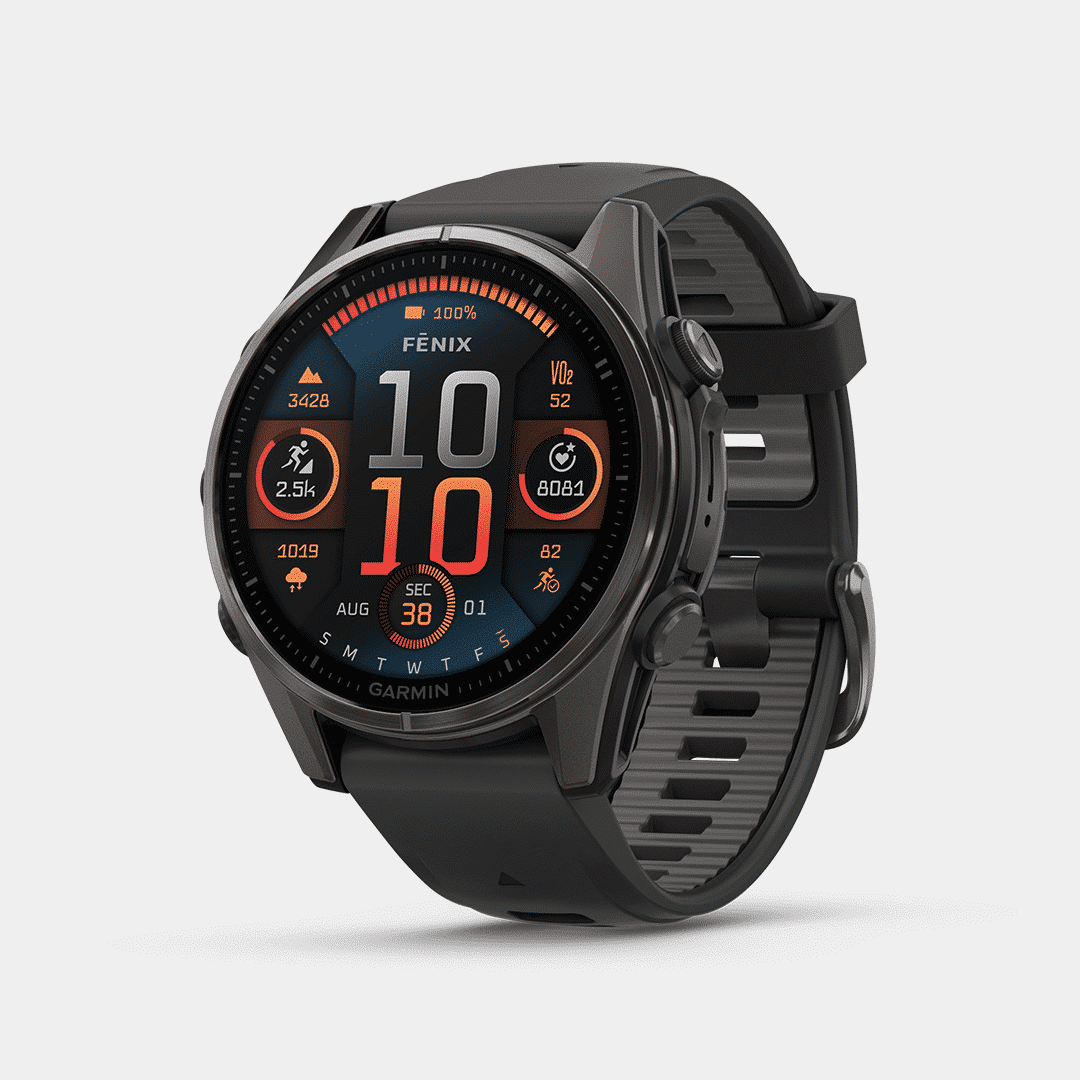 garmin fenix 8 amoled – schwarz 43mm titan dlc
