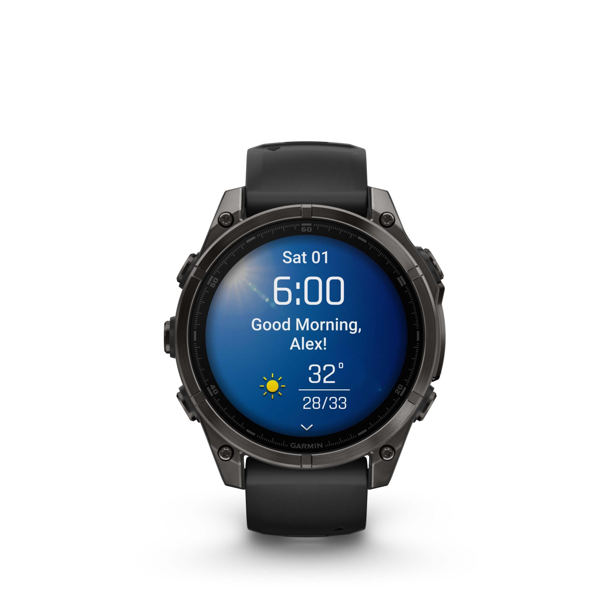 garmin fenix 8 amoled – schwarz 47mm titan dlc