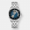hamilton jazzmaster open heart automatik – blau 40mm