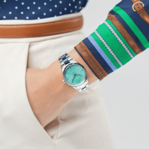 hamilton jazzmaster quarz – türkis 32mm edelstahl