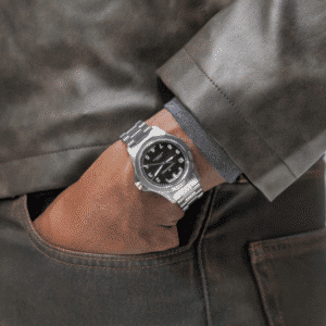 hamilton khaki field king day date automatik – schwarz 40mm