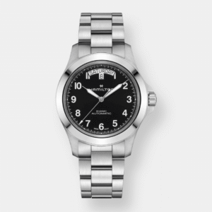 hamilton khaki field king day date automatik – schwarz 40mm