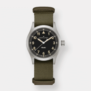 hamilton khaki field quartz – schwarz 38mm edelstahl