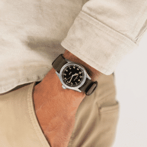 hamilton khaki field quartz – schwarz 38mm edelstahl