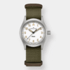 hamilton khaki field quartz – weiss 38mm edelstahl