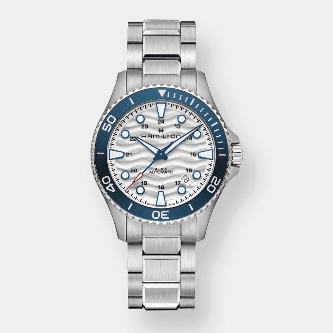 hamilton khaki navy scuba automatik – silber 40mm edelstahl