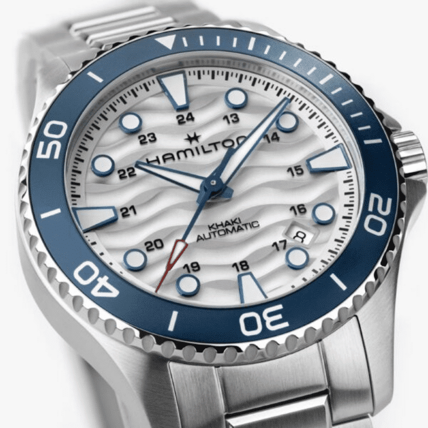 hamilton khaki navy scuba automatik – silber 40mm edelstahl