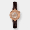 tissot desir automatik rosè 28mm leder braun