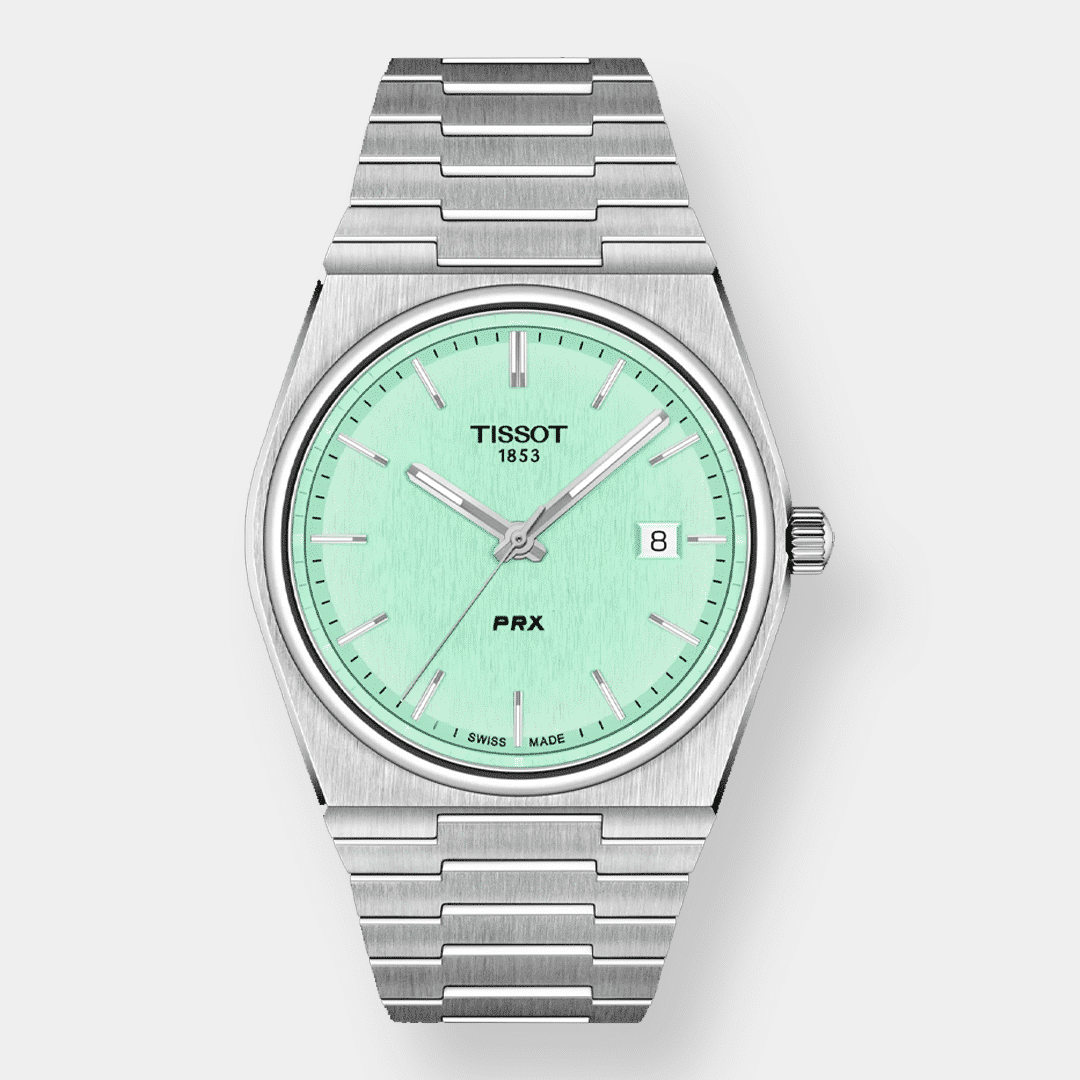 tissot prx 40 205 quarz – türkis 40mm edelstahl