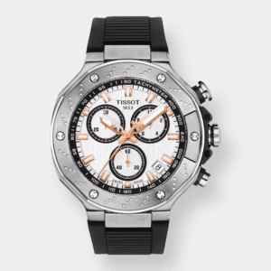 tissot t race quarz chronograph – weiß 45mm edelstahl