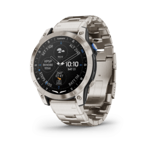 Garmin D2 Mach 1 AMOLED 47 mm Titan – Aviator Smartwatch / Titanarmband