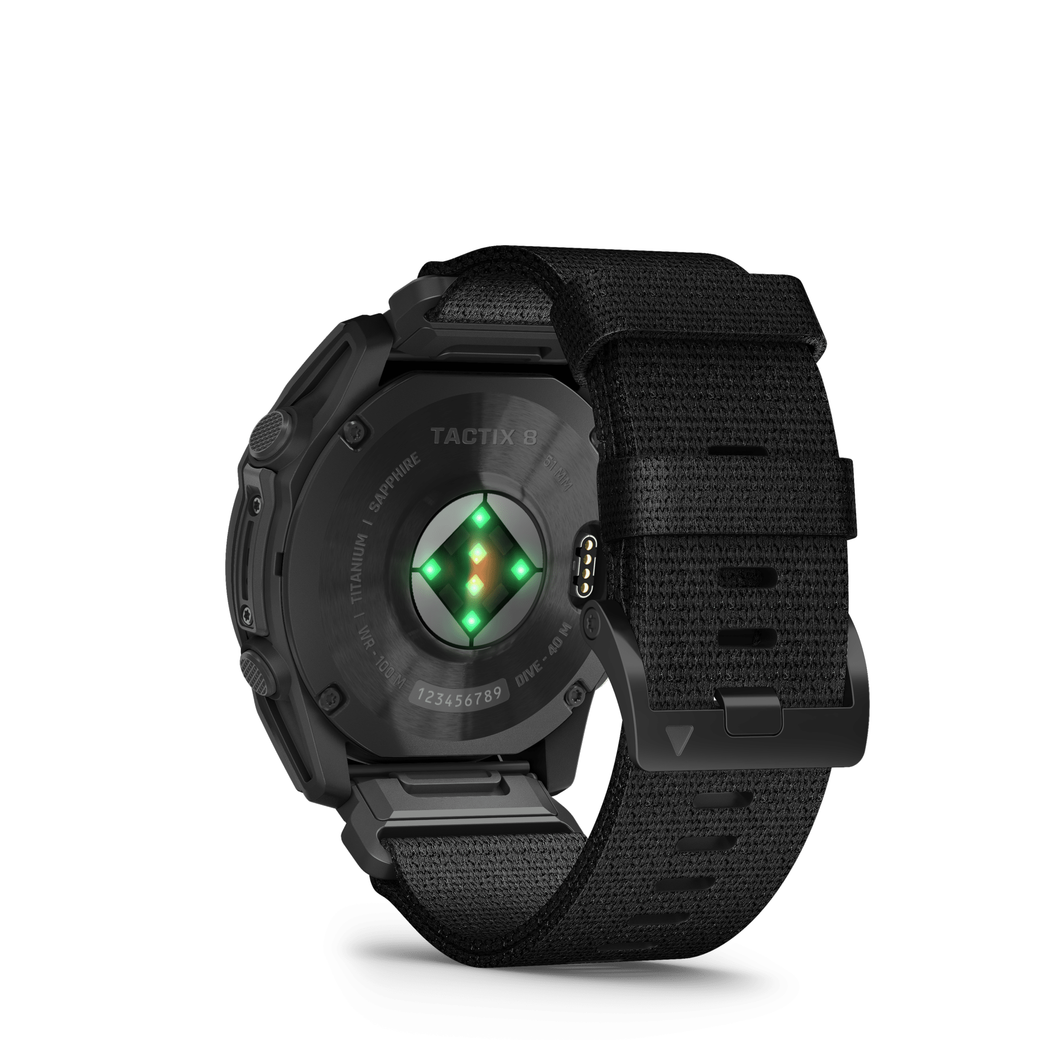 Garmin tactix 8 AMOLED 51 mm Schwarz – Taktische GPS-Smartwatch / Silikonarmband – Bild 5
