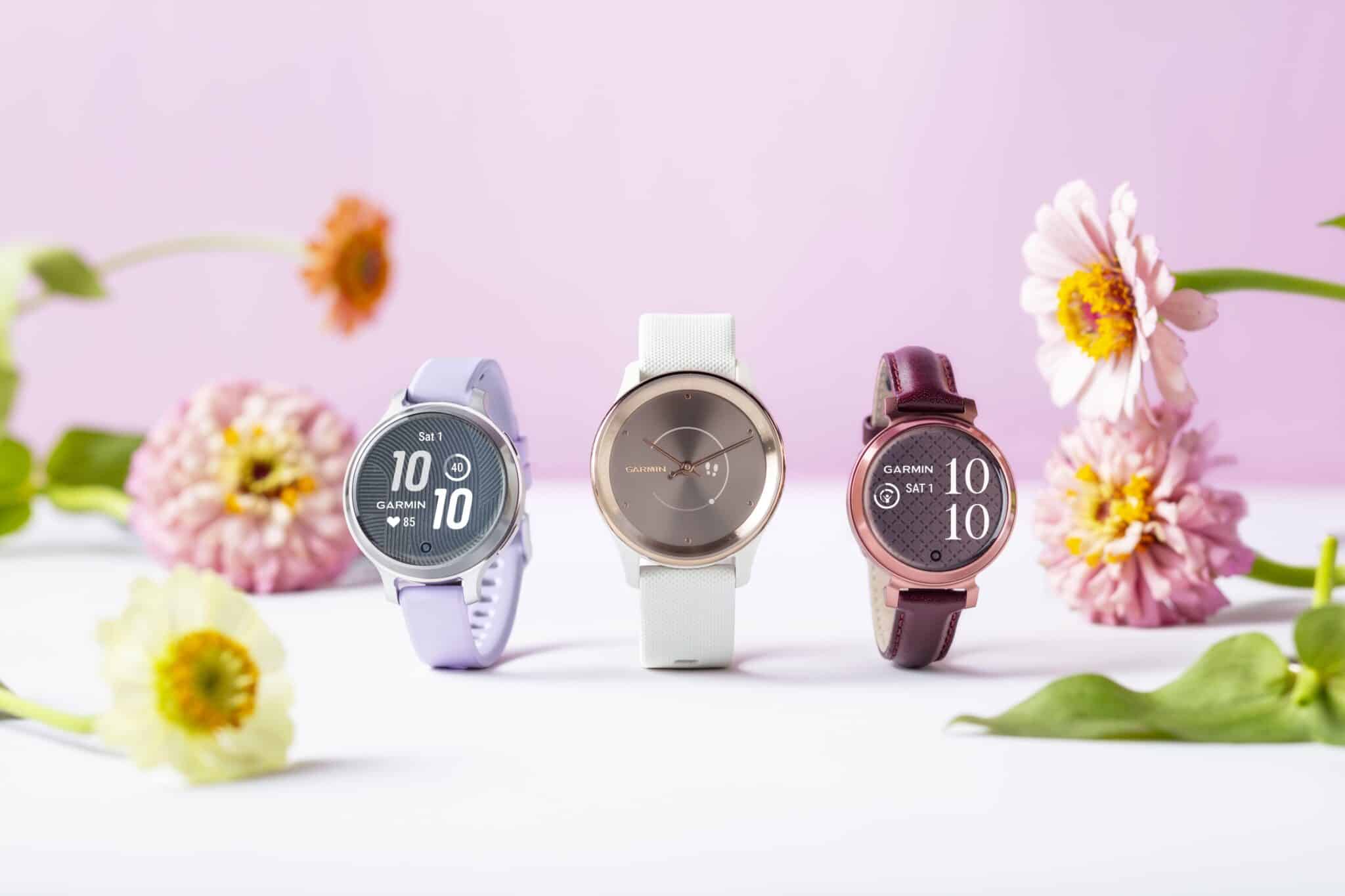Garmin Lily 2 Classic 35 mm Maulbeere / Dunkelbronze – Fitness-Smartwatch / Lederarmband – Bild 4