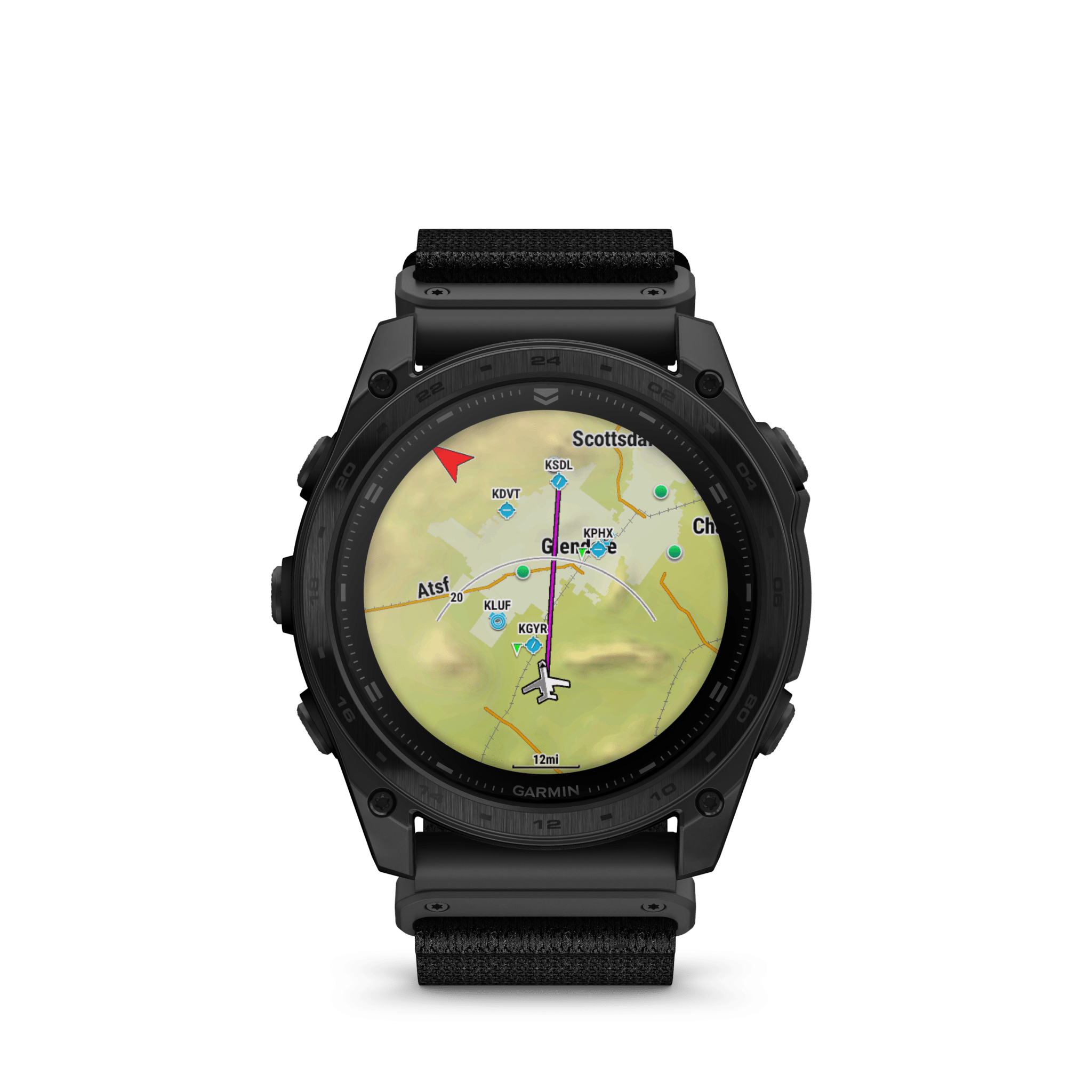 Garmin tactix 8 AMOLED 51 mm Schwarz – Taktische GPS-Smartwatch / Silikonarmband – Bild 4