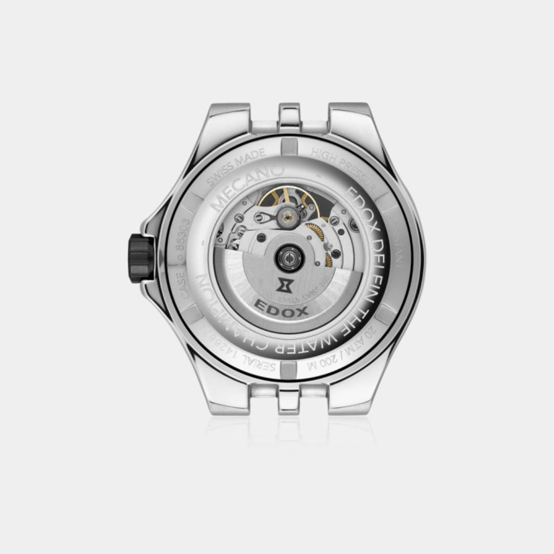 Edox . Delfin Mecano Skeleton Automatik - 43mm Edelstahl – Bild 2