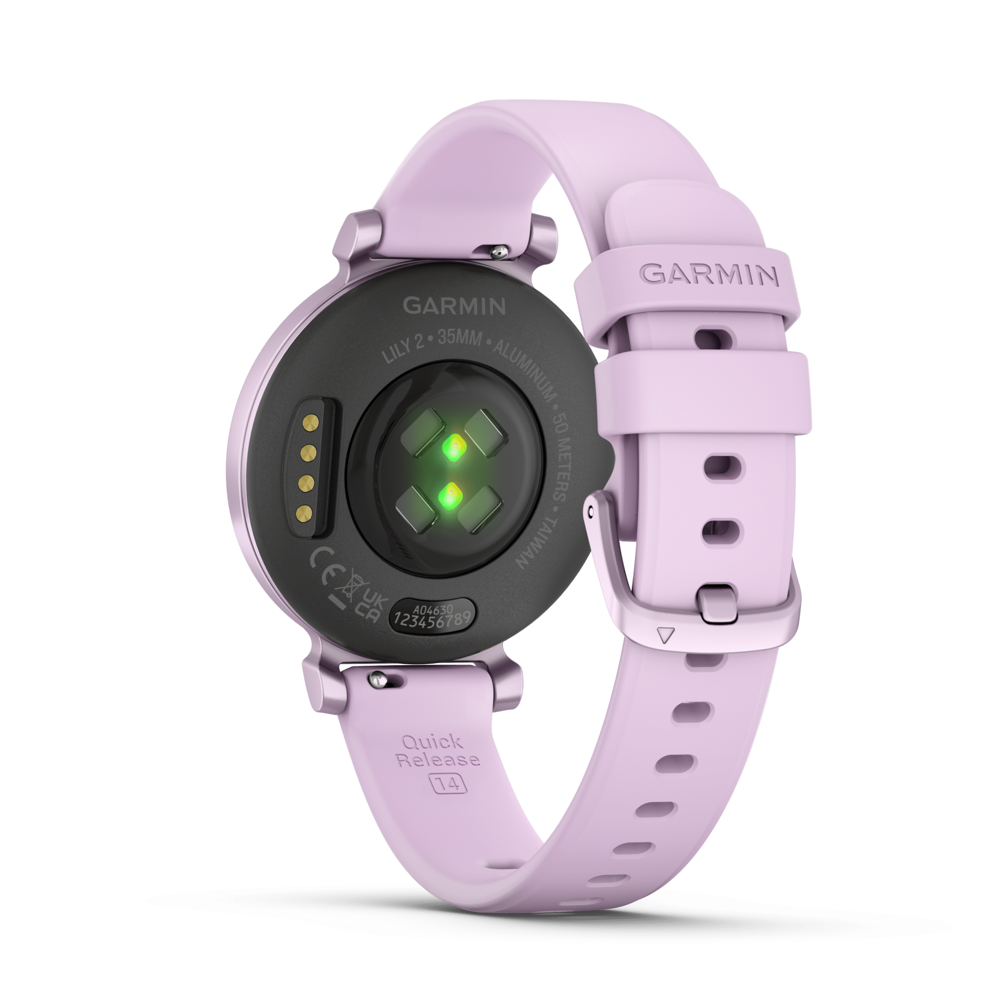 Garmin Lily 2 35 mm Flieder – Fitness-Smartwatch / Silikonarmband – Bild 3