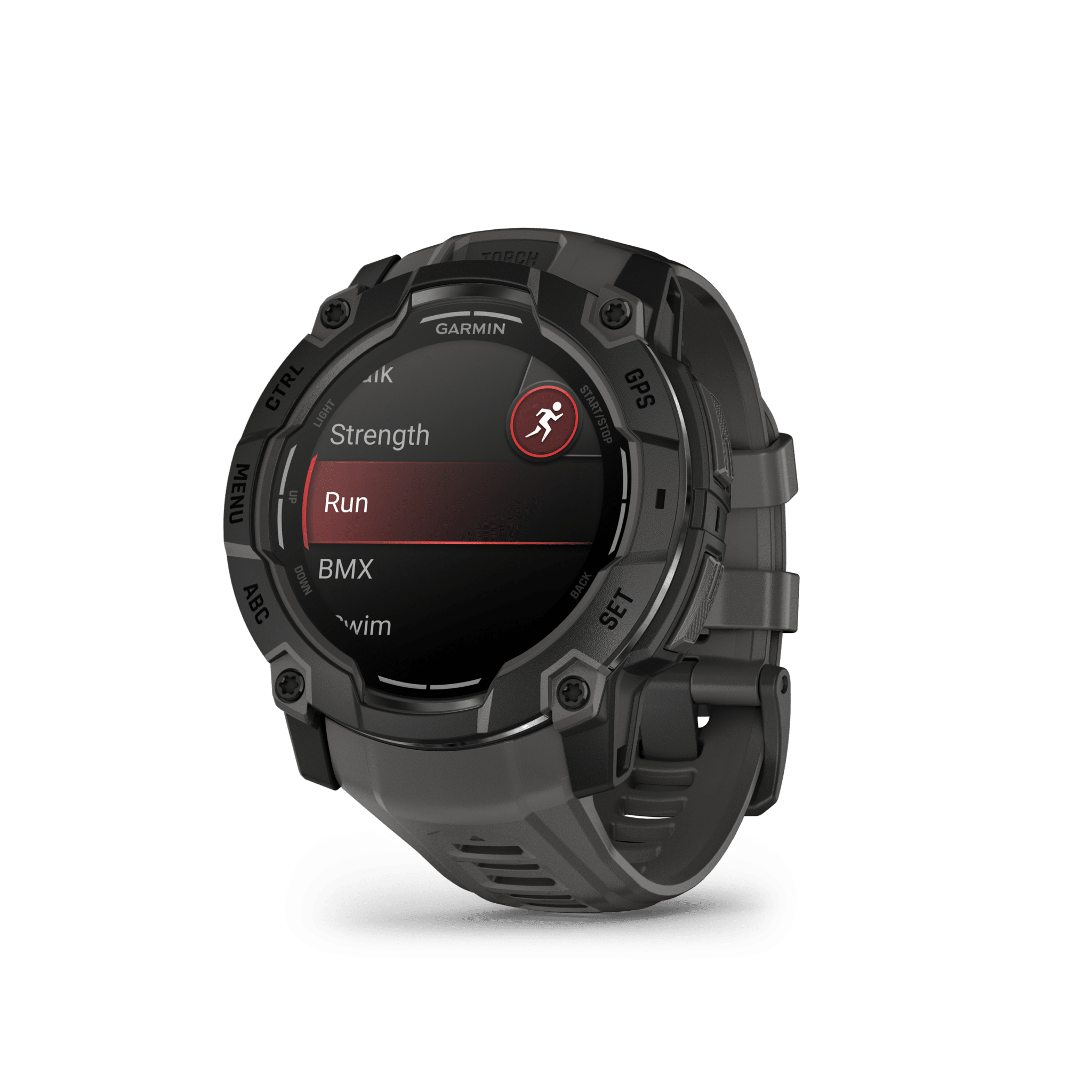 Garmin Instinct 3 AMOLED 50 mm Schwarz / Kohle – GPS-Outdoor-Smartwatch / Silikonarmband – Bild 2