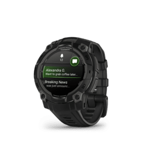 Garmin Instinct 3 AMOLED 45 mm Schwarz – Multisport & Outdoor / Silikonarmband