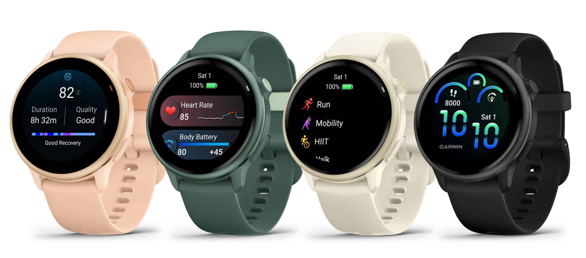 Garmin vivoactive 6 AMOLED 42 mm Jaspisgrün – GPS-Fitness-Smartwatch / Silikonarmband – Bild 4
