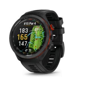 Garmin Approach S70 AMOLED 47 mm Schwarz – Golf & Lifestyle / Silikonarmband