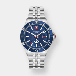 Swiss Military Hanowa Flagship Quarz - Blau 42mm Edelstahl
