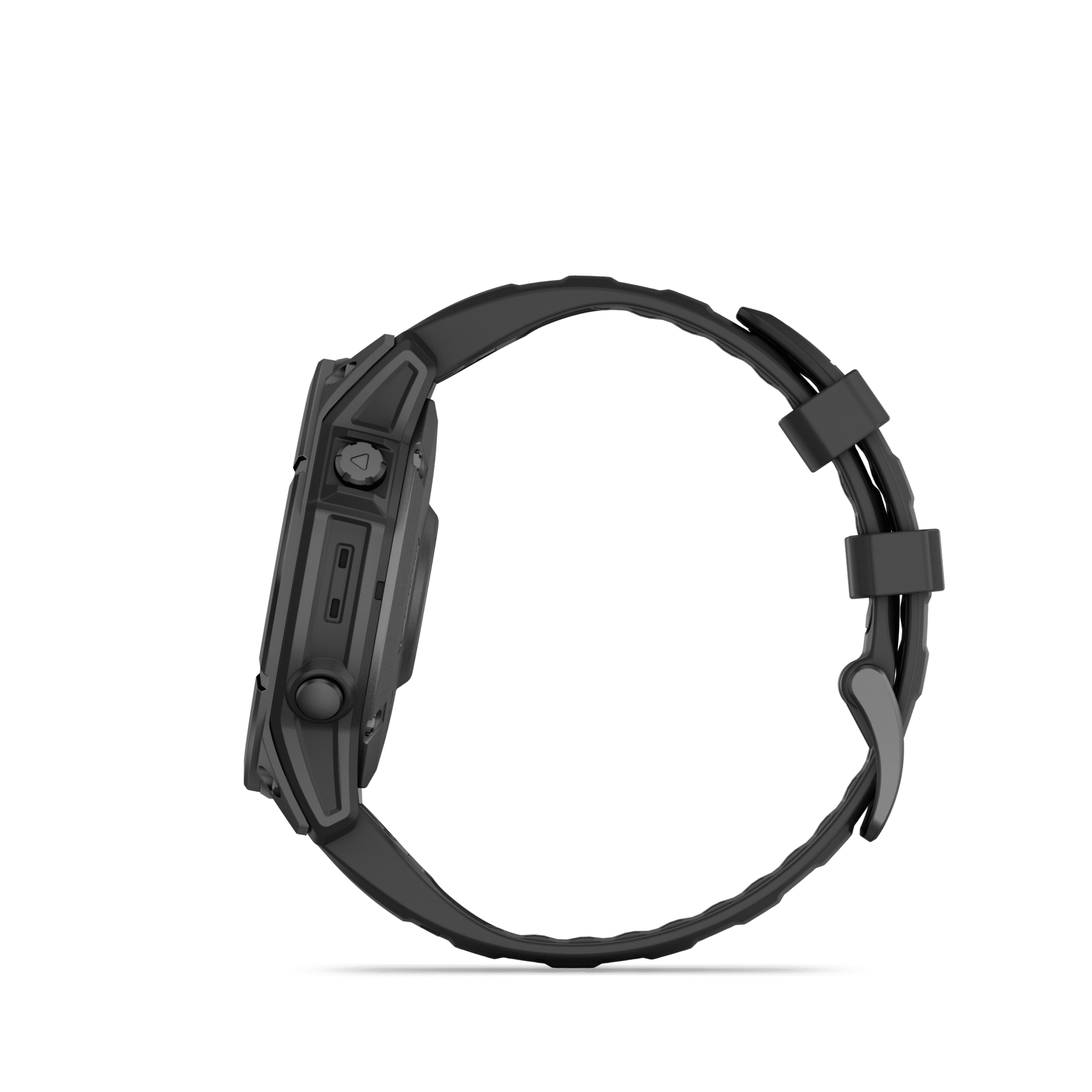 Garmin fenix E AMOLED 47 mm Schwarz / Schiefergrau – GPS-Multisport-Smartwatch / Silikonarmband – Bild 3