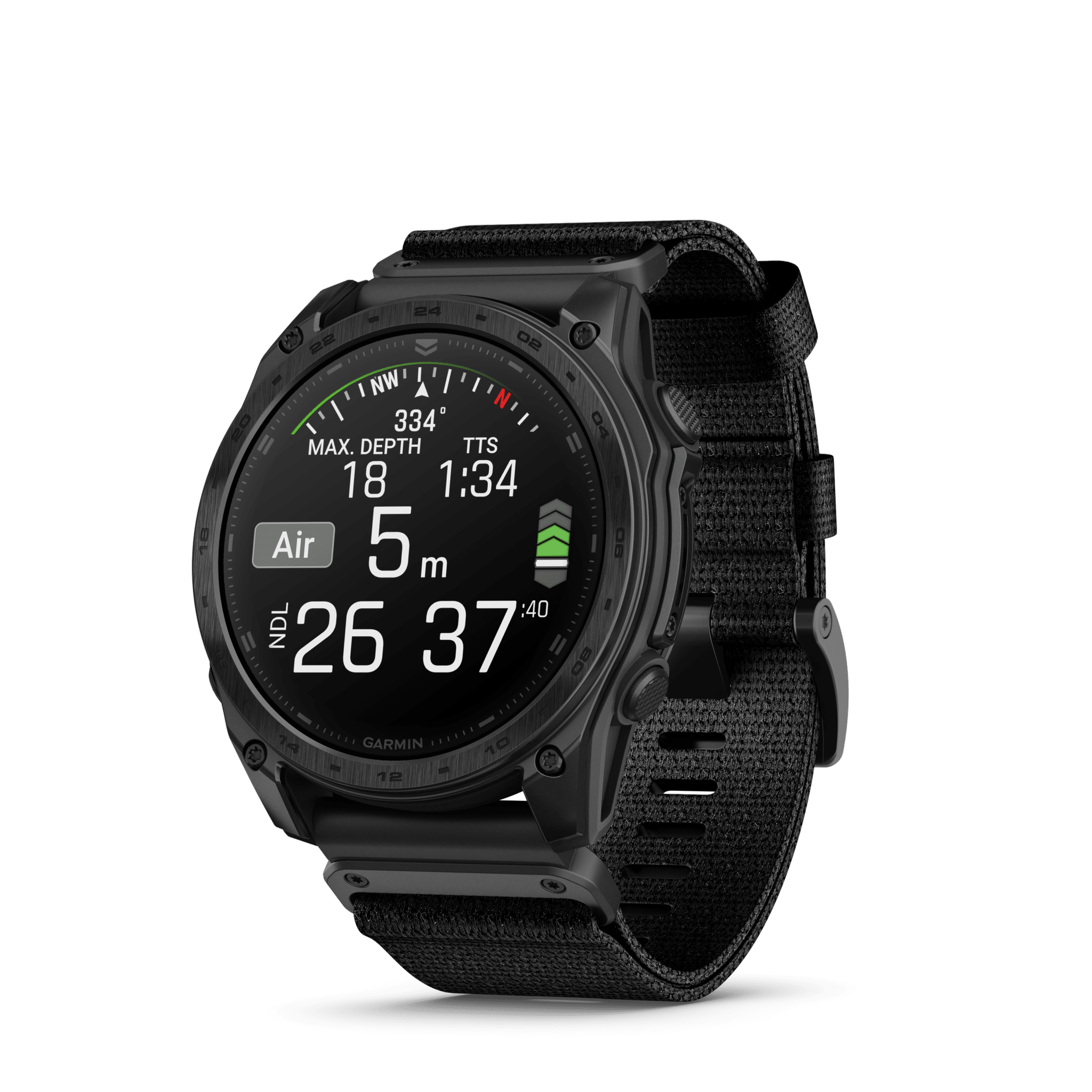 Garmin tactix 8 AMOLED 51 mm Schwarz – Taktische GPS-Smartwatch / Silikonarmband – Bild 2