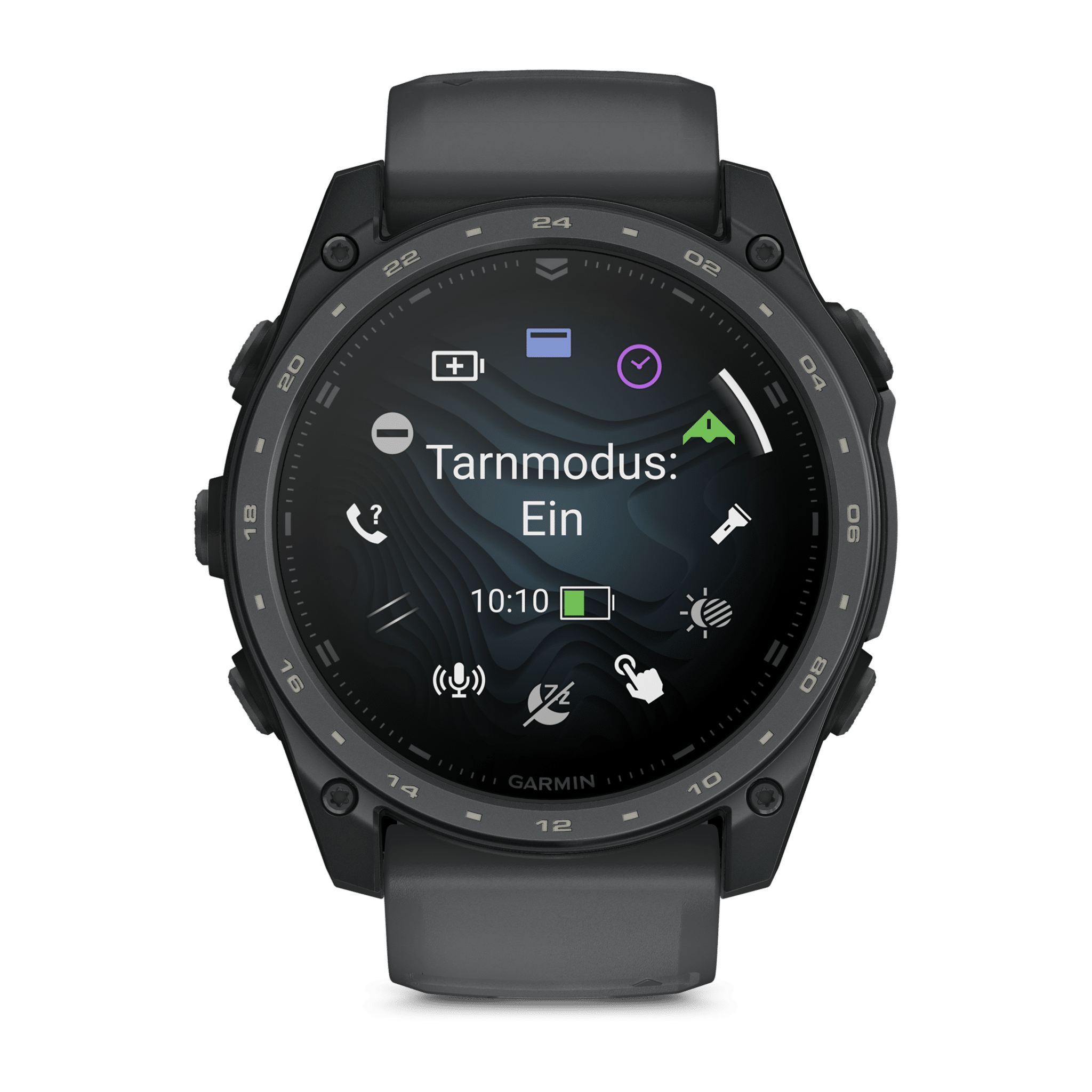Garmin tactix 8 AMOLED 51 mm Schiefergrau Cerakote – Taktische GPS-Smartwatch / Silikonarmband – Bild 3