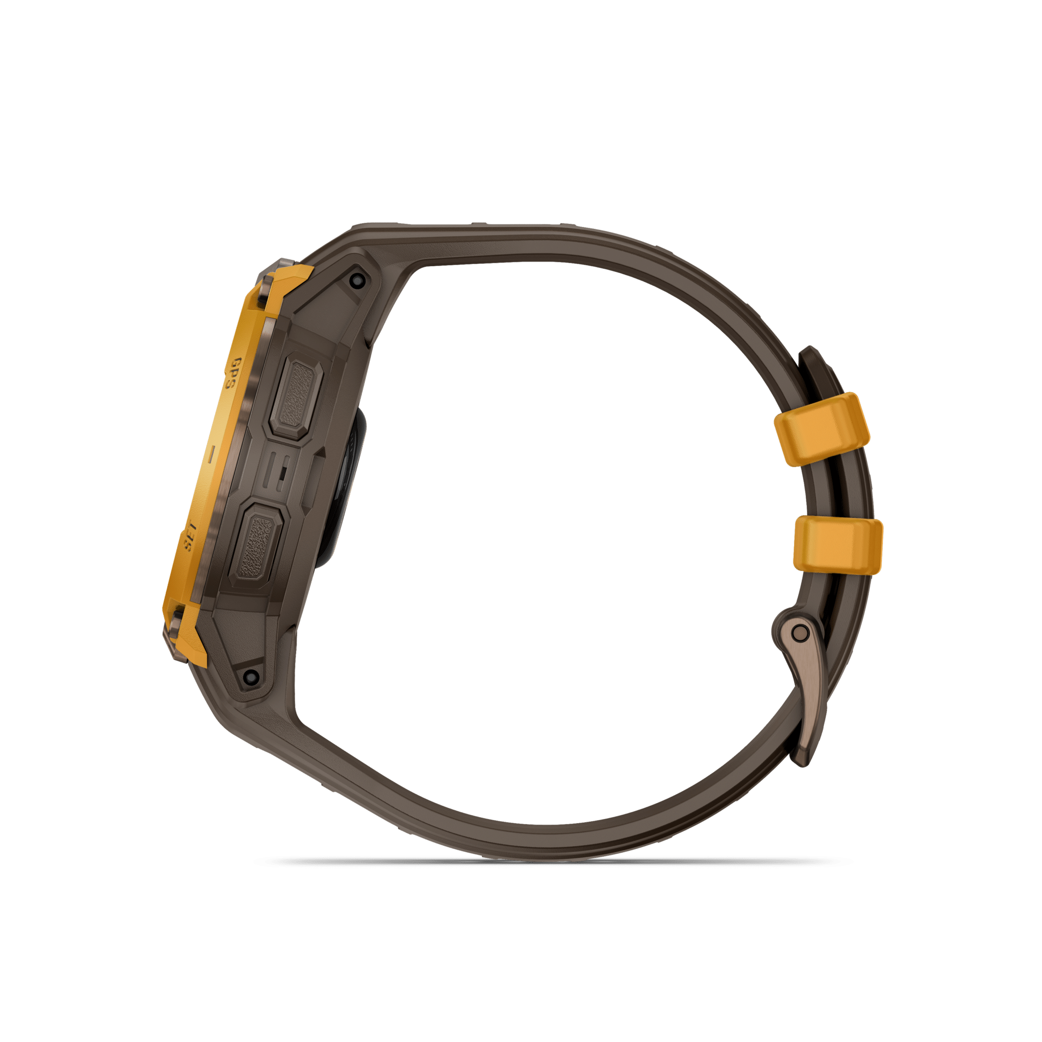 Garmin Instinct Crossover AMOLED 45 mm Bronze / Sunburst – Hybrid-GPS-Outdoor-Smartwatch / Silikonarmband – Bild 3