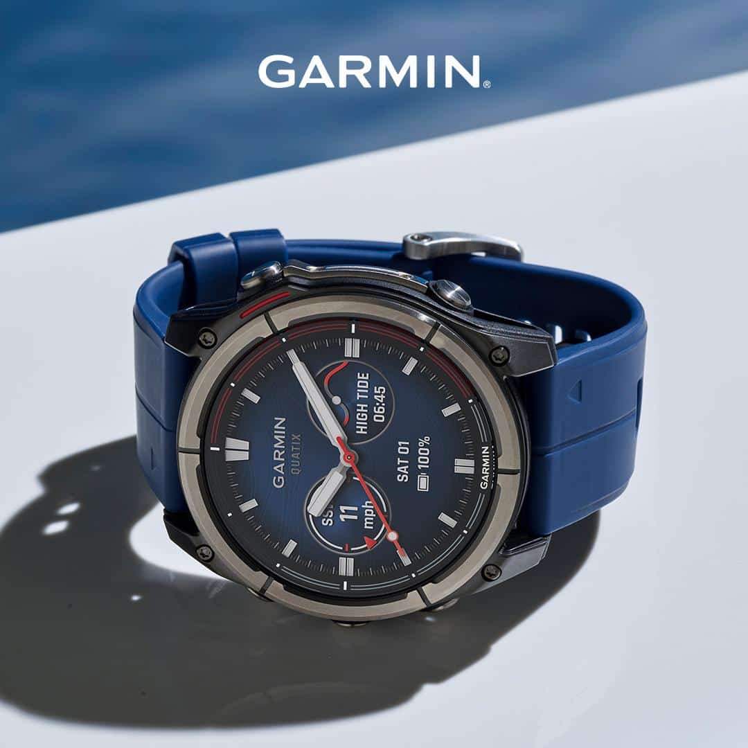 Garmin quatix 8 AMOLED 47 mm Blau – Maritim & Wassersport – Bild 3
