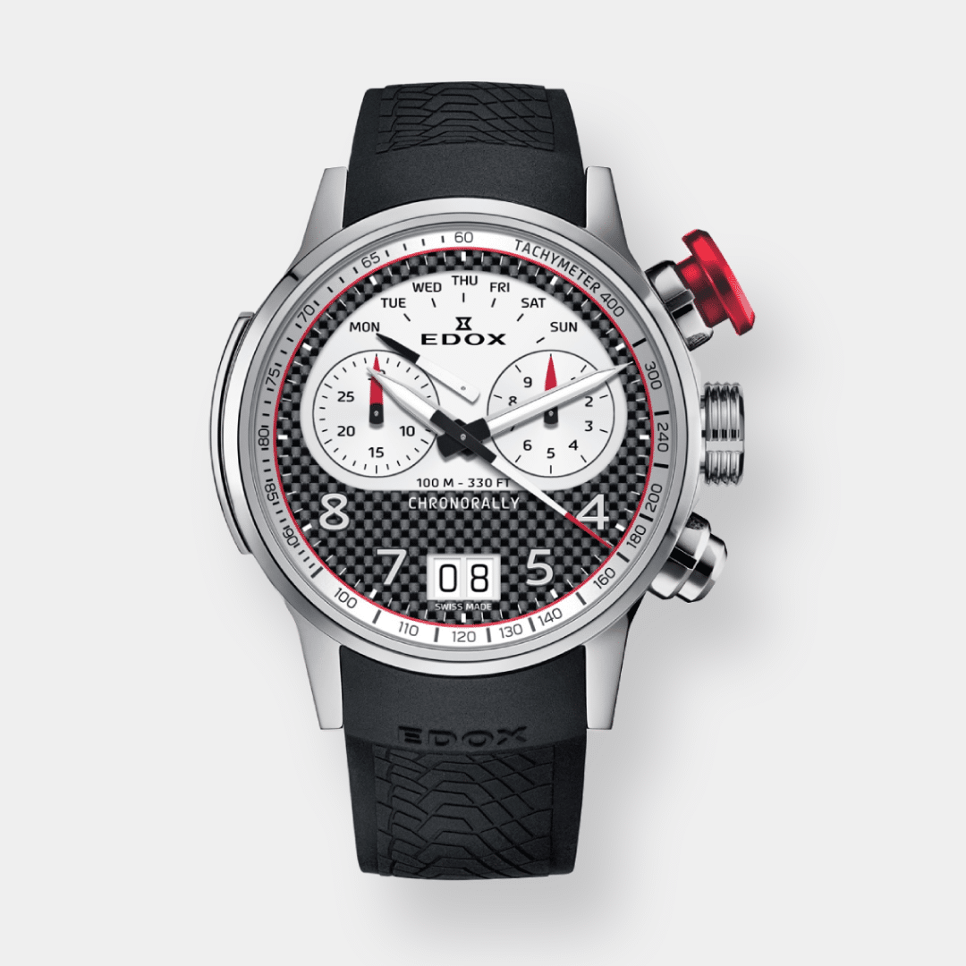 Edox . Chronorally Chronograph Quarz - 45mm Limited Edition
