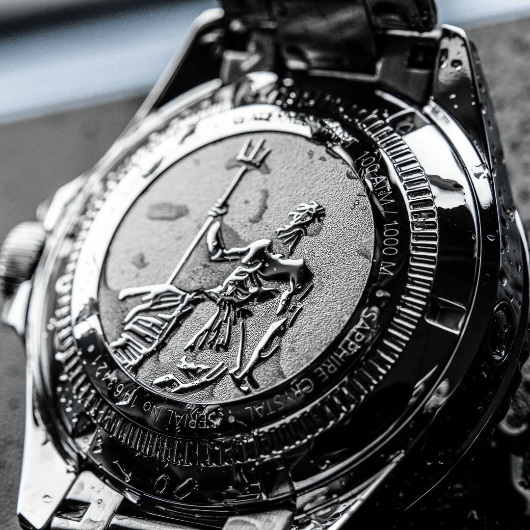 Edox . Neptunian Date Automatik - Blau 44mm Edelstahl – Bild 3