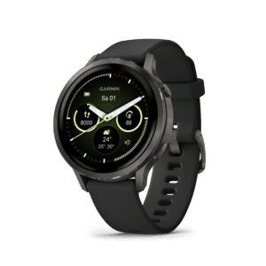 Garmin Venu 4 AMOLED 41 mm Schwarz / Schiefergrau – GPS-Fitness-Smartwatch / Silikonarmband