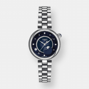 Tissot Desir Moonphase Quarz - Blau 29mm Diamanten