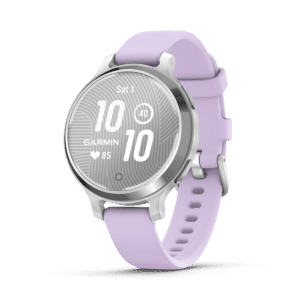 Garmin Lily 2 Active 38 mm Silber – GPS-Fitness-Smartwatch / Silikonarmband