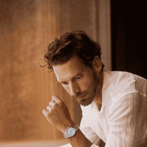 baume & mercier clifton 10870 baumatic 39 mm gletscherblau – herren automatikuhr / edelstahlarmband