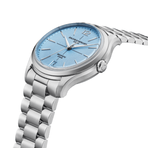 baume & mercier clifton 10870 baumatic 39 mm gletscherblau – herren automatikuhr / edelstahlarmband