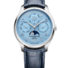 baume & mercier clifton 10872 baumatic 40 mm gletscherblau – herren automatikuhr mit ewigem kalender / lederarmband