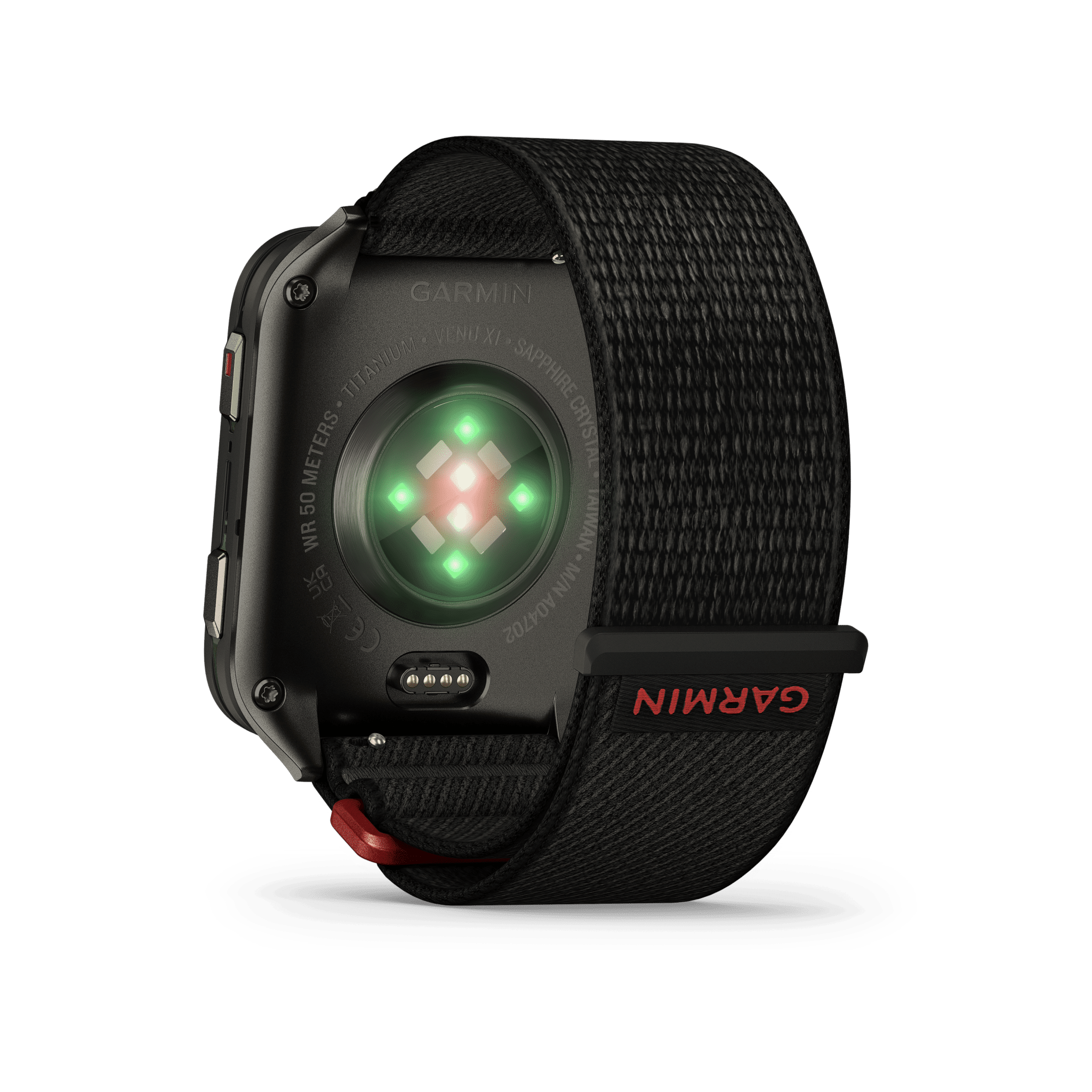 Garmin Venu X1 AMOLED 45 mm Schwarz – GPS-Fitness-Smartwatch / Nylonarmband – Bild 3