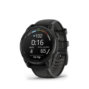 Garmin tactix 8 AMOLED 47 mm Schwarz – Taktische GPS-Smartwatch / Silikonarmband