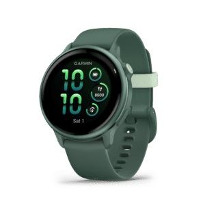 Garmin vivoactive 6 AMOLED 42 mm Jaspisgrün – GPS-Fitness-Smartwatch / Silikonarmband