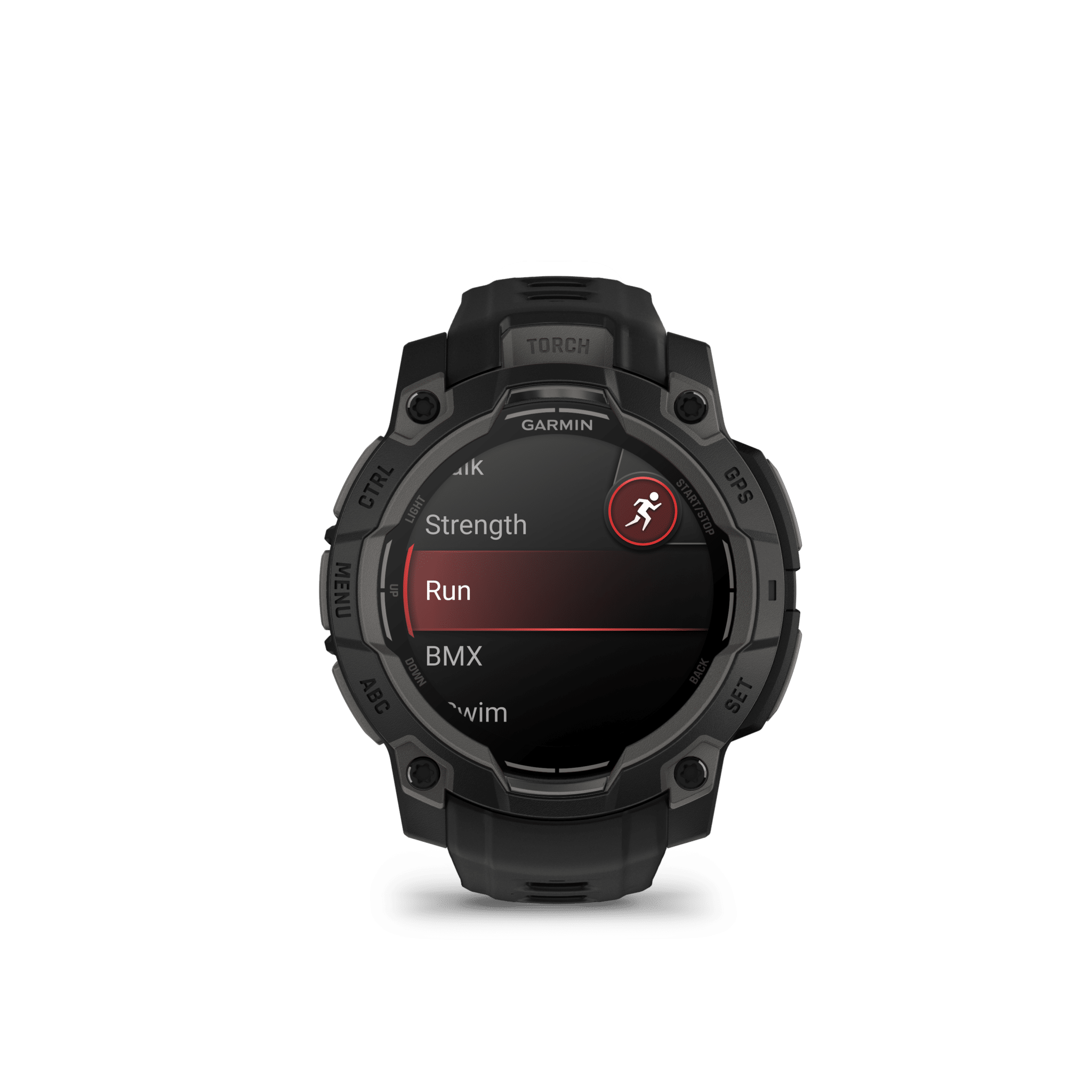 Garmin Instinct 3 AMOLED 45 mm Schwarz – Multisport & Outdoor / Silikonarmband – Bild 2