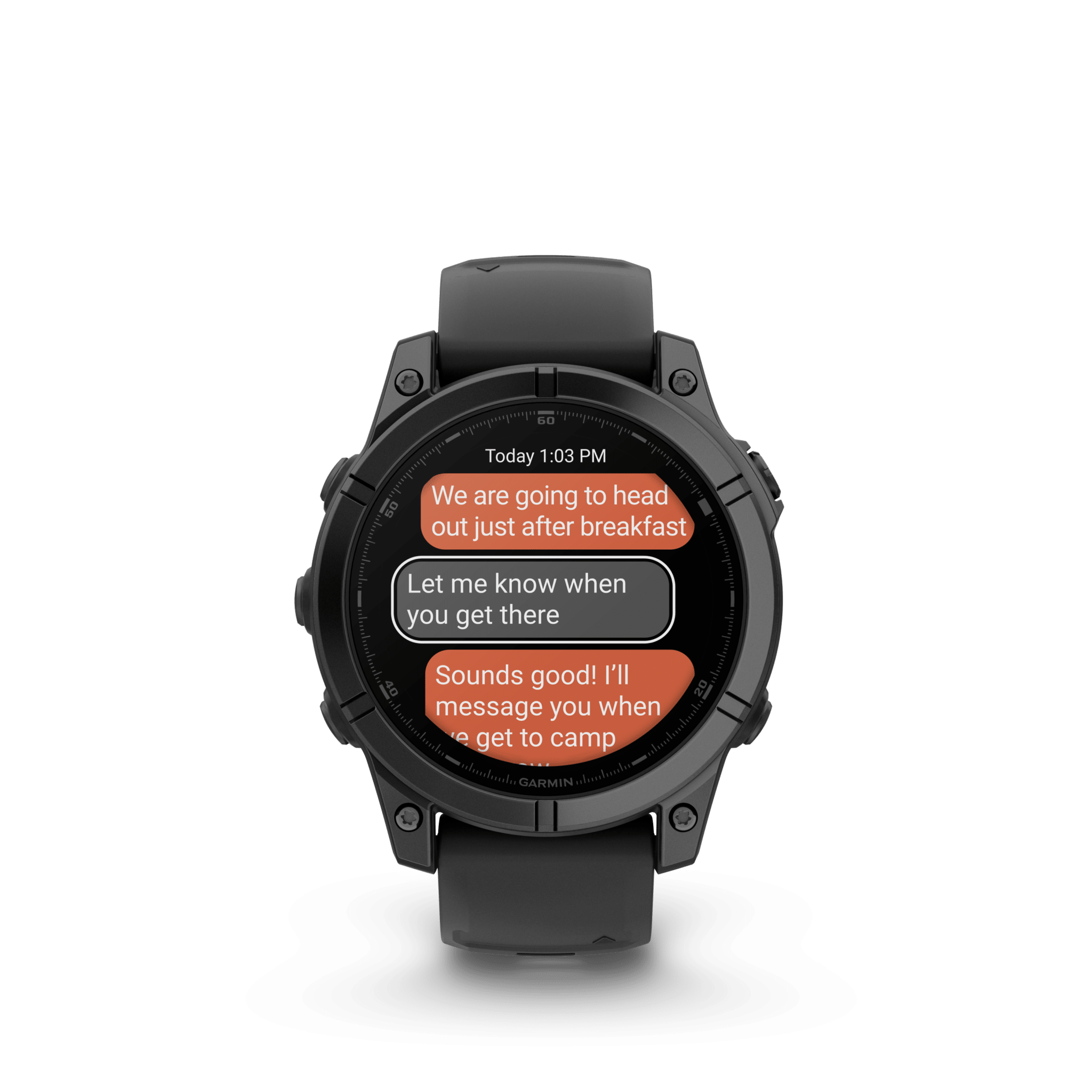 Garmin fenix E AMOLED 47 mm Schwarz / Schiefergrau – GPS-Multisport-Smartwatch / Silikonarmband – Bild 4