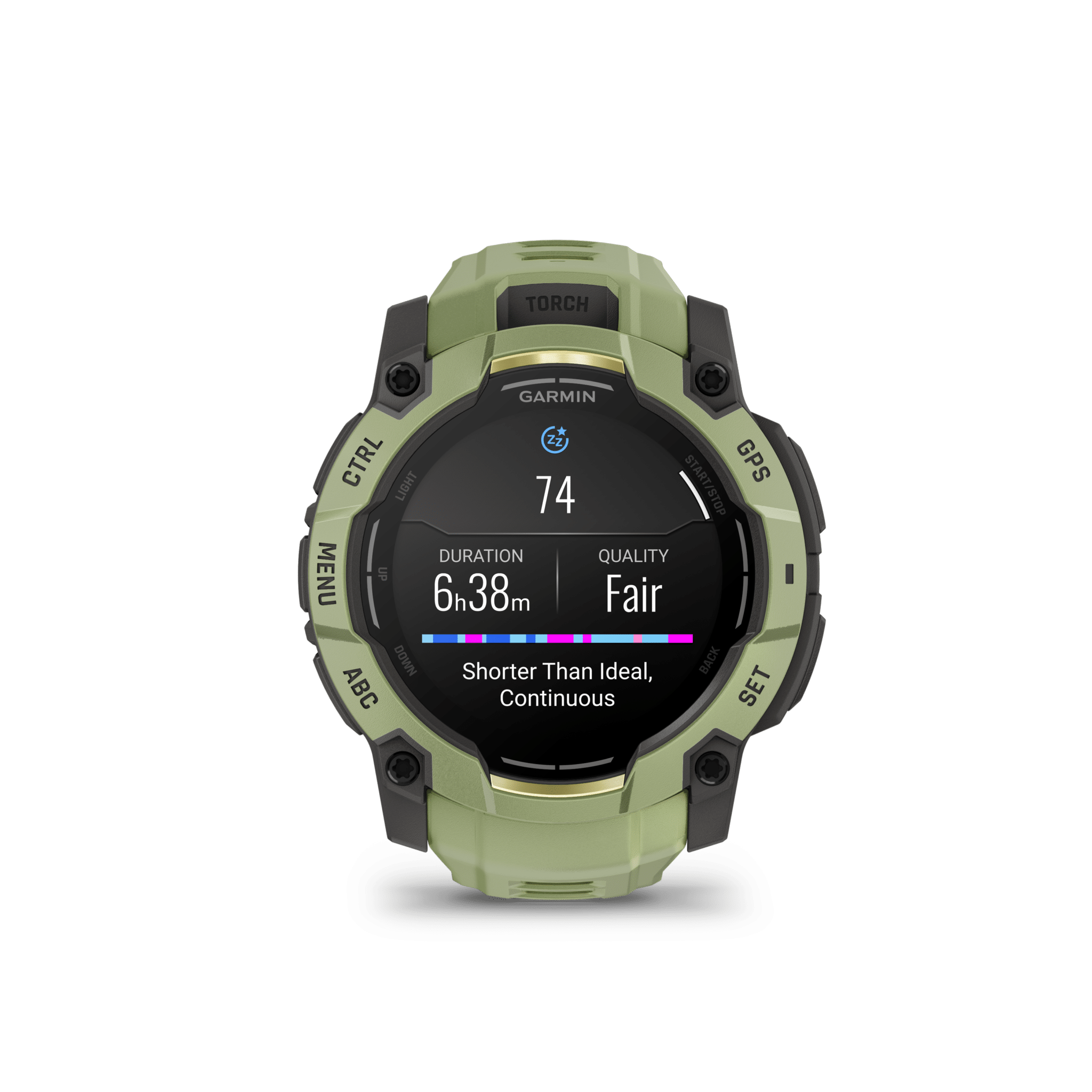 Garmin Instinct 3 AMOLED 50 mm Kieselgrau / Farngrün – Limited Edition GPS-Outdoor-Smartwatch / Silikonarmband – Bild 4