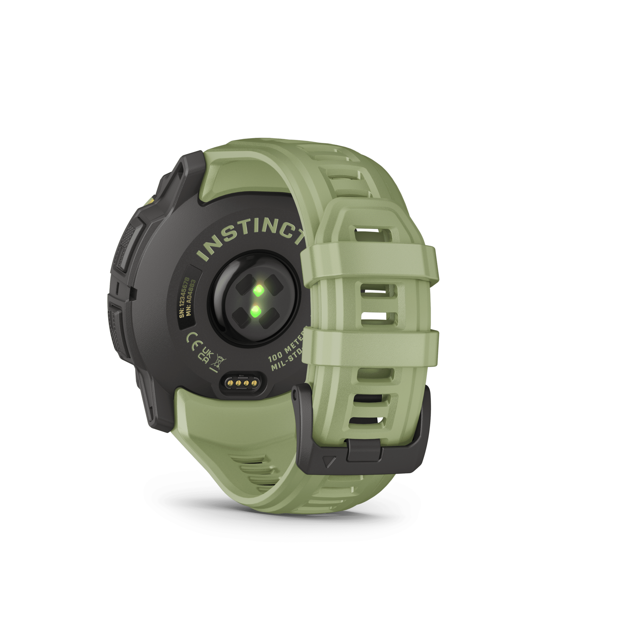 Garmin Instinct 3 AMOLED 50 mm Kieselgrau / Farngrün – Limited Edition GPS-Outdoor-Smartwatch / Silikonarmband – Bild 2