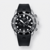 edox . co 1 titan chronograph quarz schwarz 45mm kautschuk