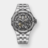 edox . delfin mecano skeleton automatik 43mm edelstahl